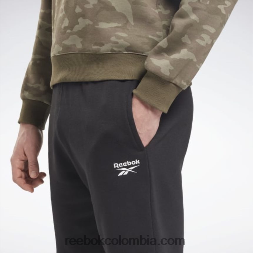 hombres negro pantalones cortos de identidad Reebok D260LP1195