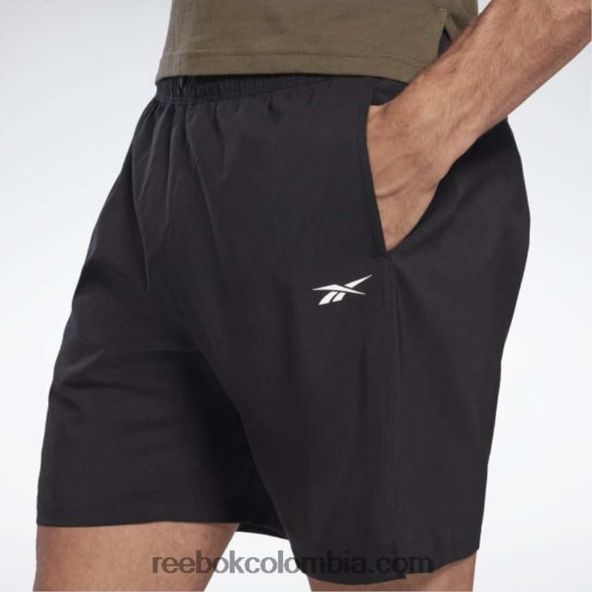 hombres negro pantalones cortos de velocidad 2.0 Reebok D260LP1296