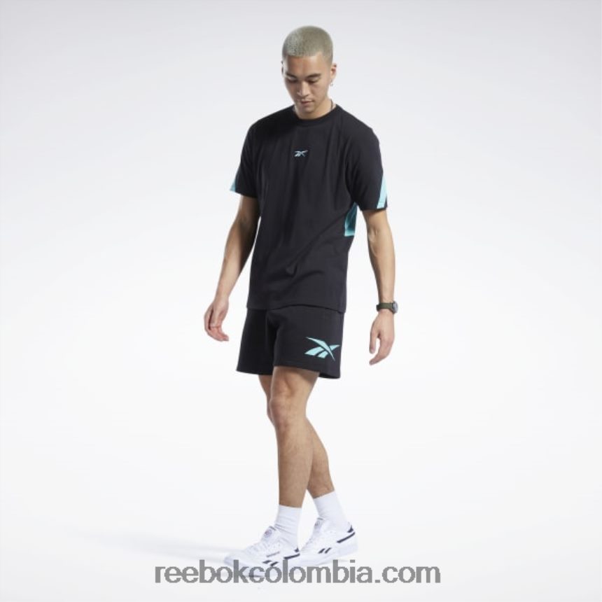 hombres negro pantalones cortos orgullosos de la marca clásica Reebok D260LP1202