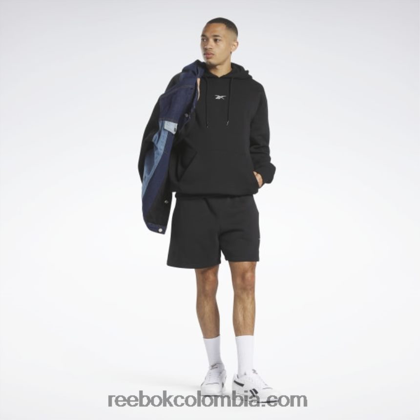 hombres negro/tiza pantalones cortos orgullosos de la marca clásica Reebok D260LP1221