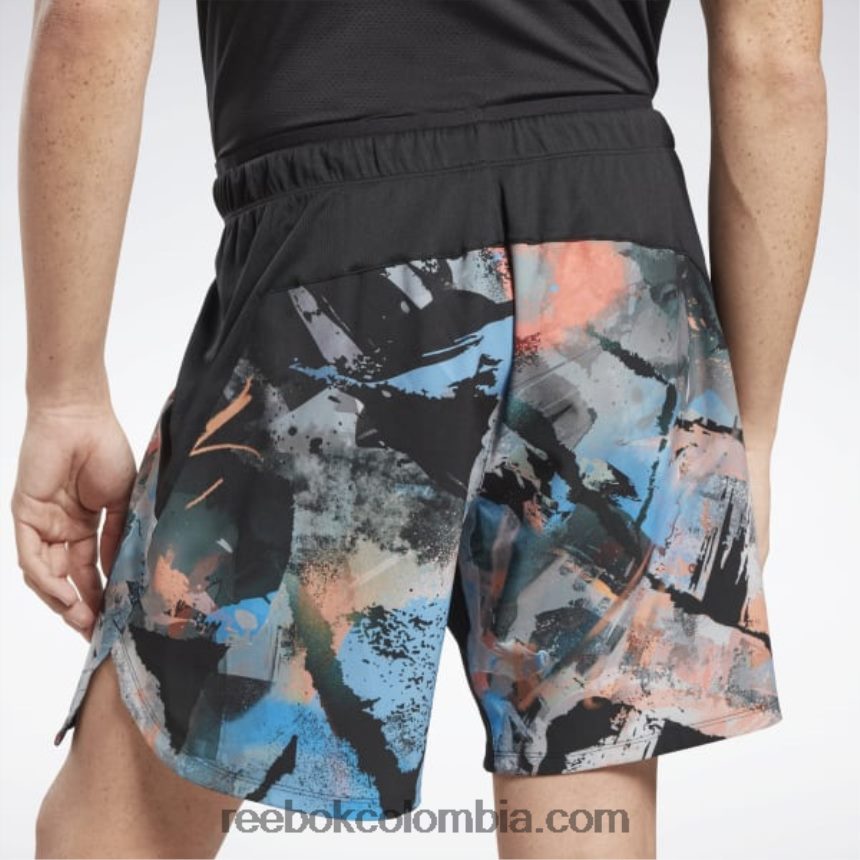 hombres negro/vector azul pantalones cortos fuerza 3.0 Reebok D260LP1270