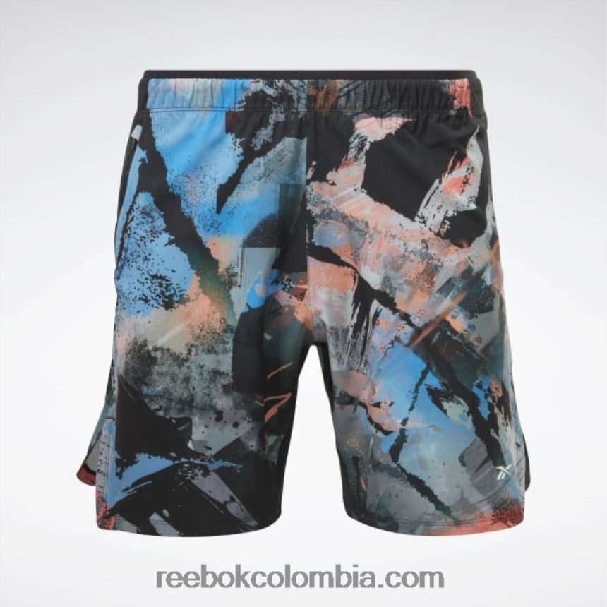 hombres negro/vector azul pantalones cortos fuerza 3.0 Reebok D260LP1270