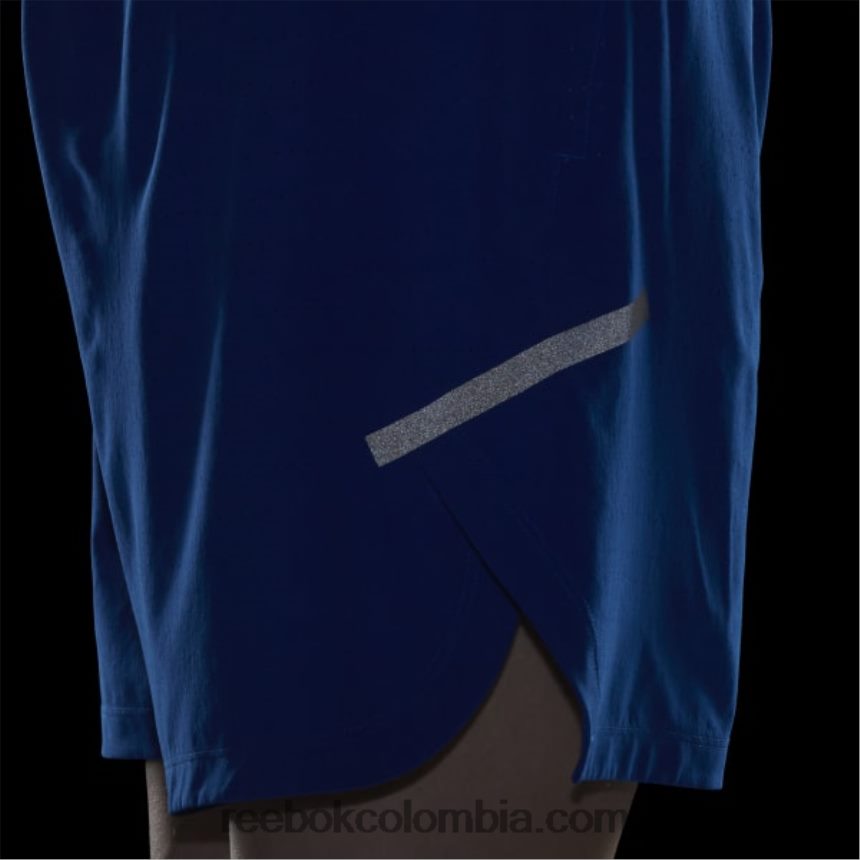 hombres vector azul pantalones cortos Speed+ con certificado de rendimiento Reebok D260LP1331