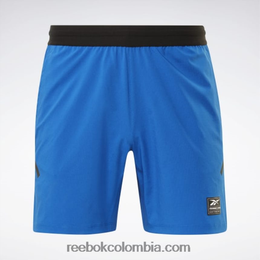 hombres vector azul pantalones cortos de fuerza+ con certificación de rendimiento Reebok D260LP1328