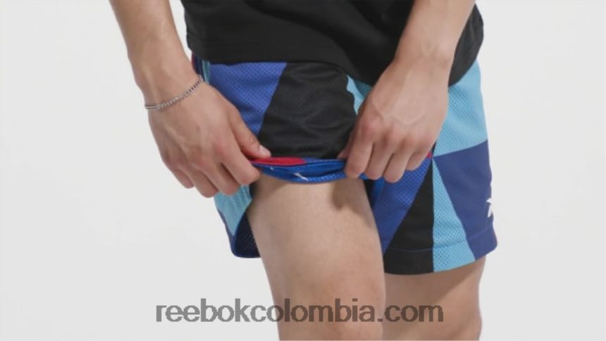 hombres vector azul shorts de malla de la liga de la ciudad Reebok D260LP1237