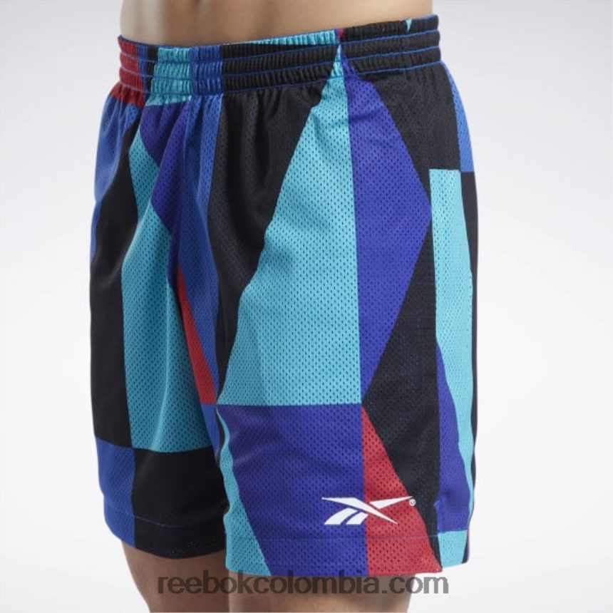 hombres vector azul shorts de malla de la liga de la ciudad Reebok D260LP1237