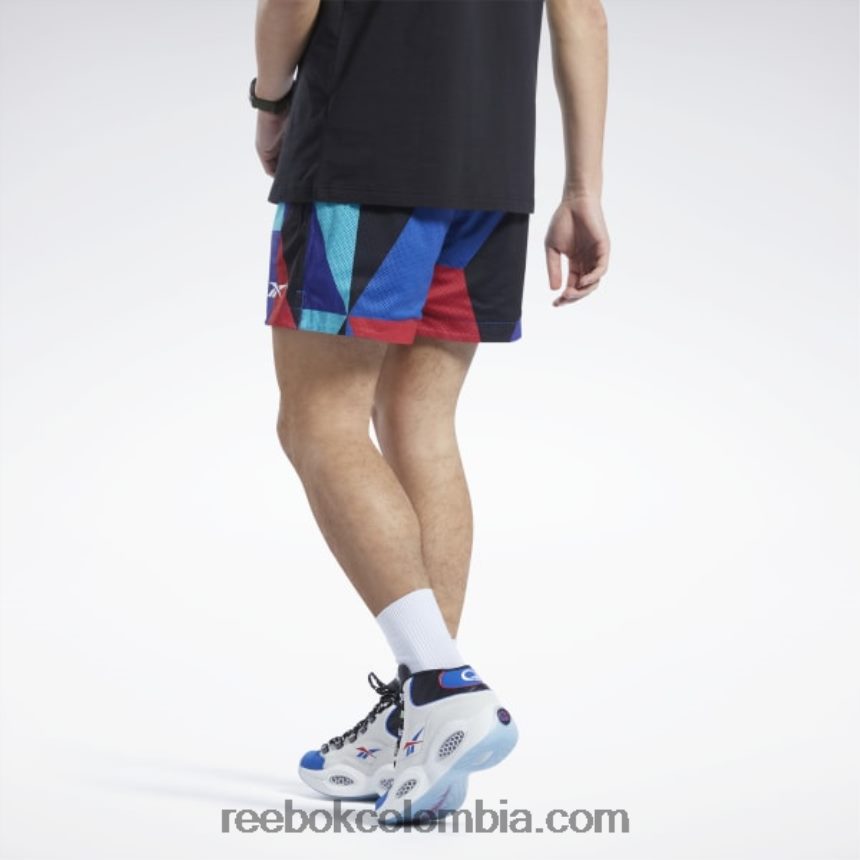hombres vector azul shorts de malla de la liga de la ciudad Reebok D260LP1237