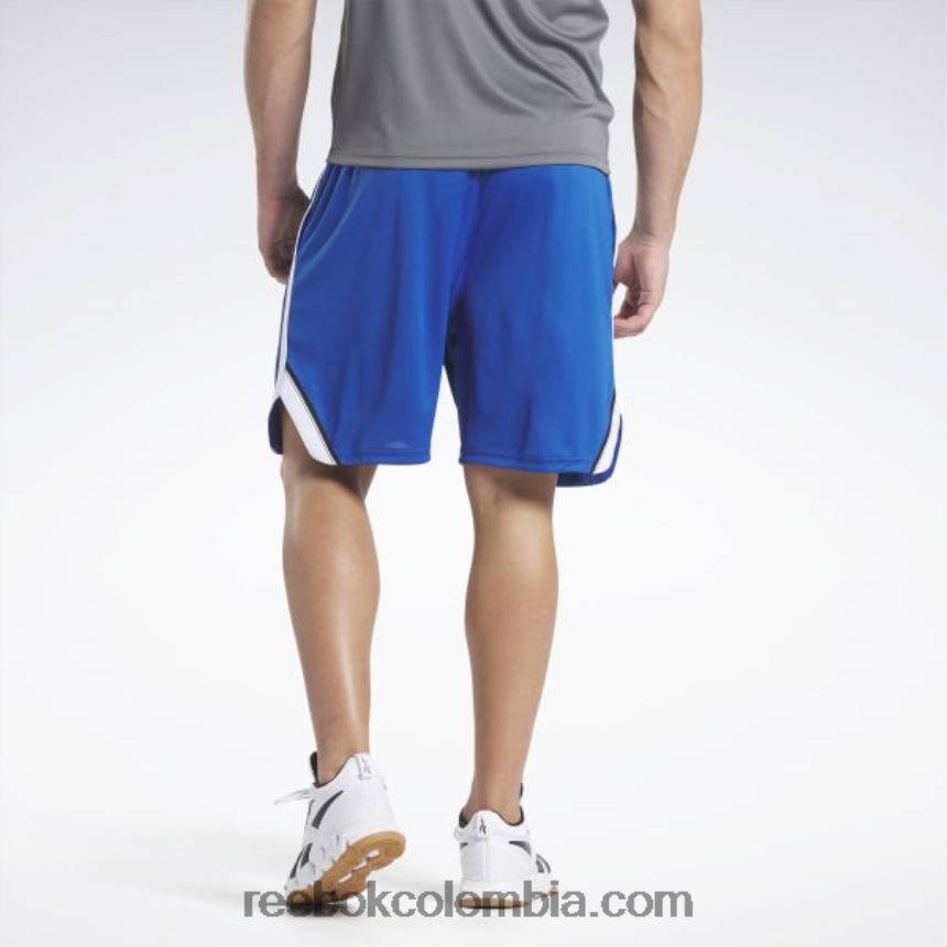 hombres vector azul shorts de malla listos para entrenar Reebok D260LP1292