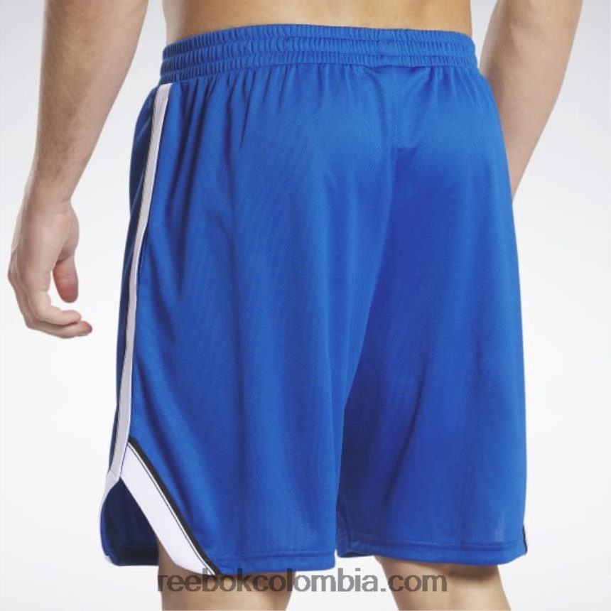 hombres vector azul shorts de malla listos para entrenar Reebok D260LP1292