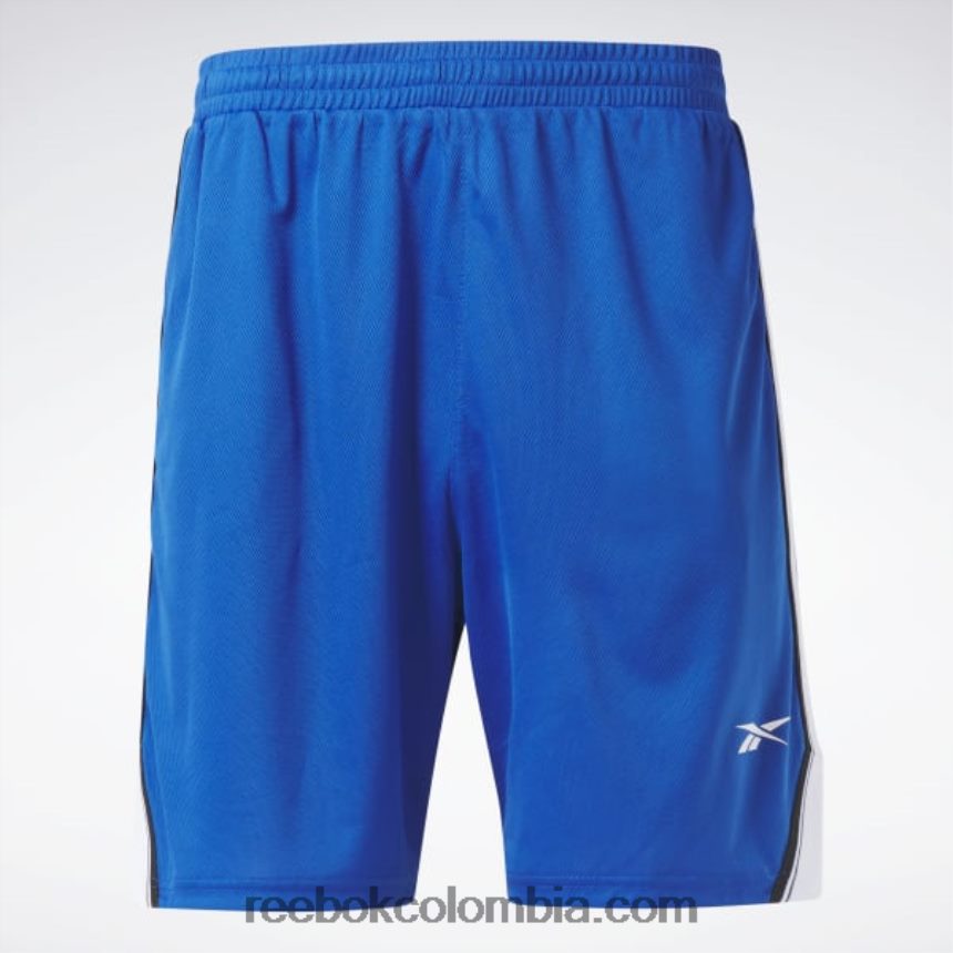 hombres vector azul shorts de malla listos para entrenar Reebok D260LP1292