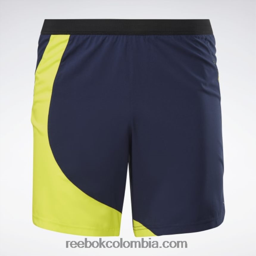 hombres vector de la marina Pantalones cortos para correr Reebok D260LP1316