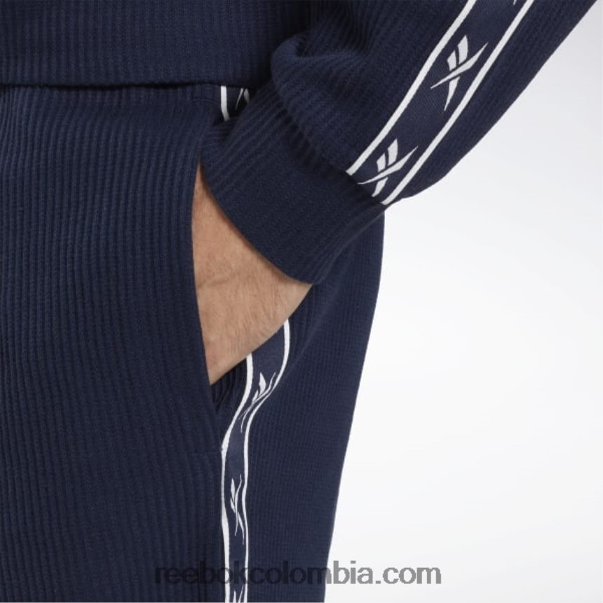 hombres vector de la marina pantalones cortos de gofres de vector de identidad Reebok D260LP1320