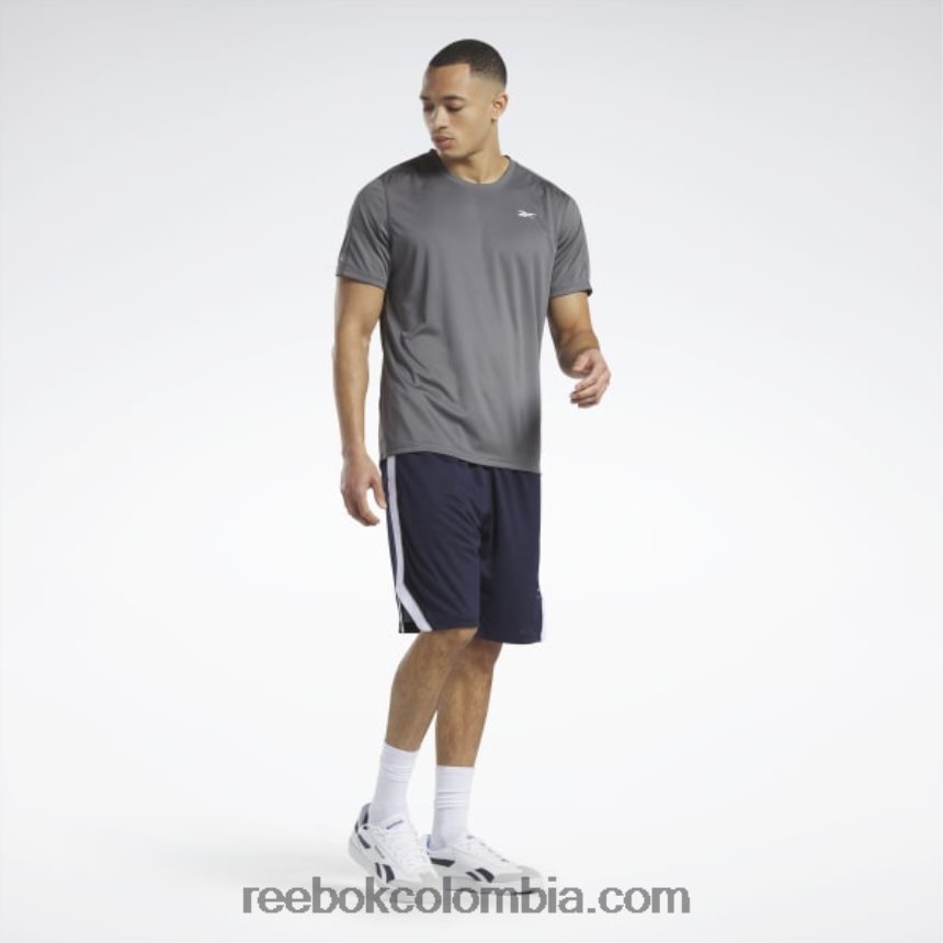 hombres vector de la marina shorts de malla listos para entrenar Reebok D260LP1197
