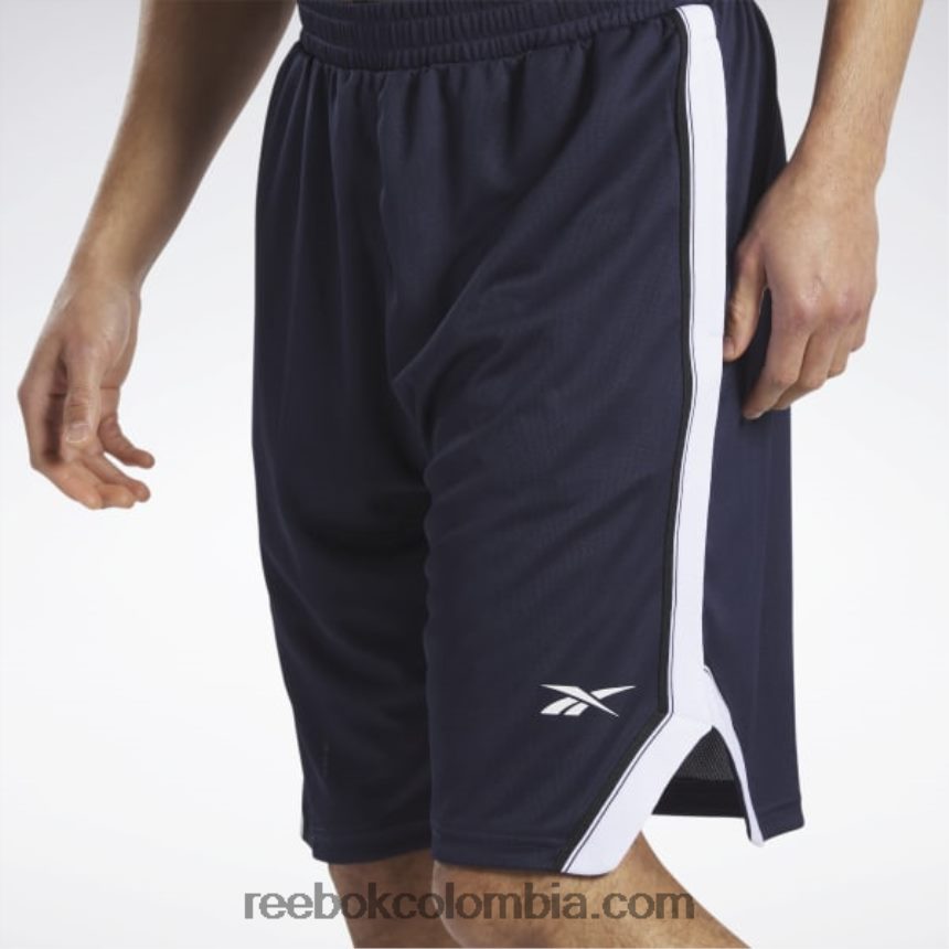 hombres vector de la marina shorts de malla listos para entrenar Reebok D260LP1197