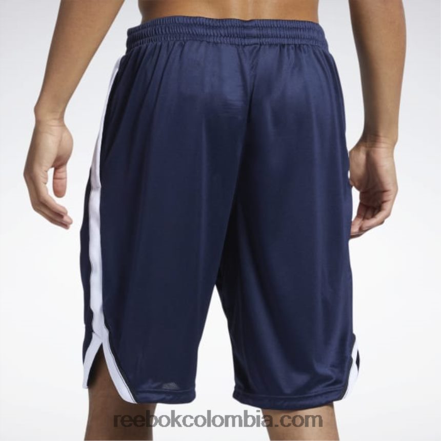 hombres vector de la marina shorts de malla listos para entrenar Reebok D260LP1356