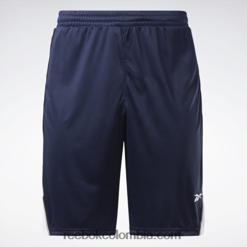 hombres vector de la marina shorts de malla listos para entrenar Reebok D260LP1356
