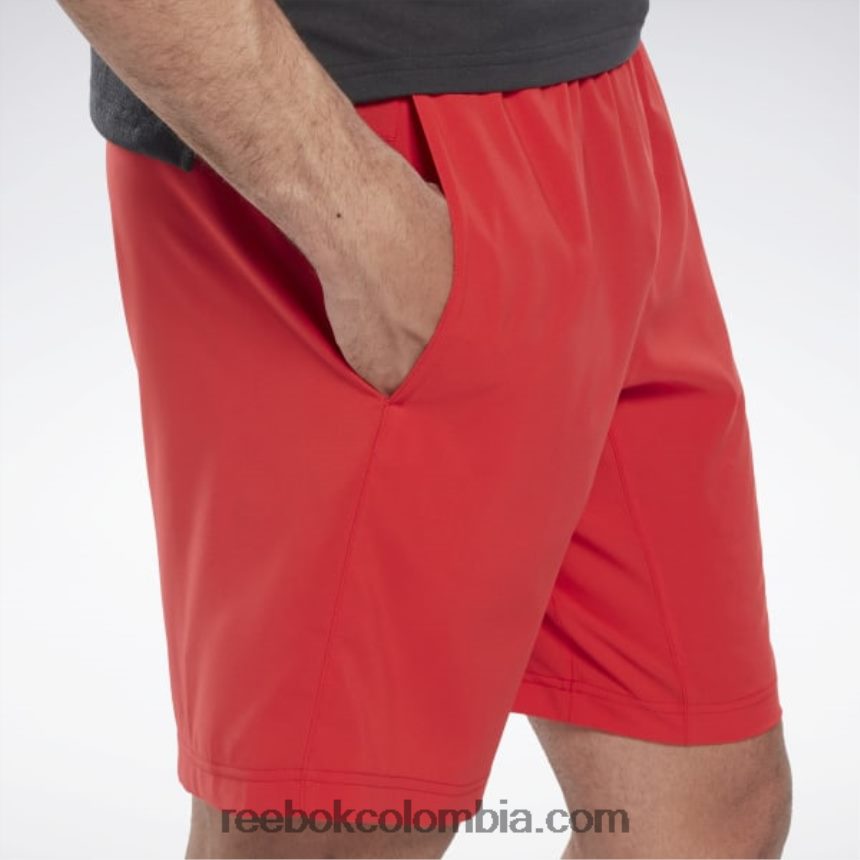 hombres vector rojo pantalones cortos listos para entrenar Reebok D260LP1135