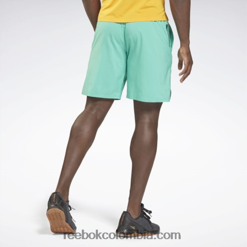 hombres verde azulado futuro shorts gráficos ligeros épicos Reebok D260LP1349