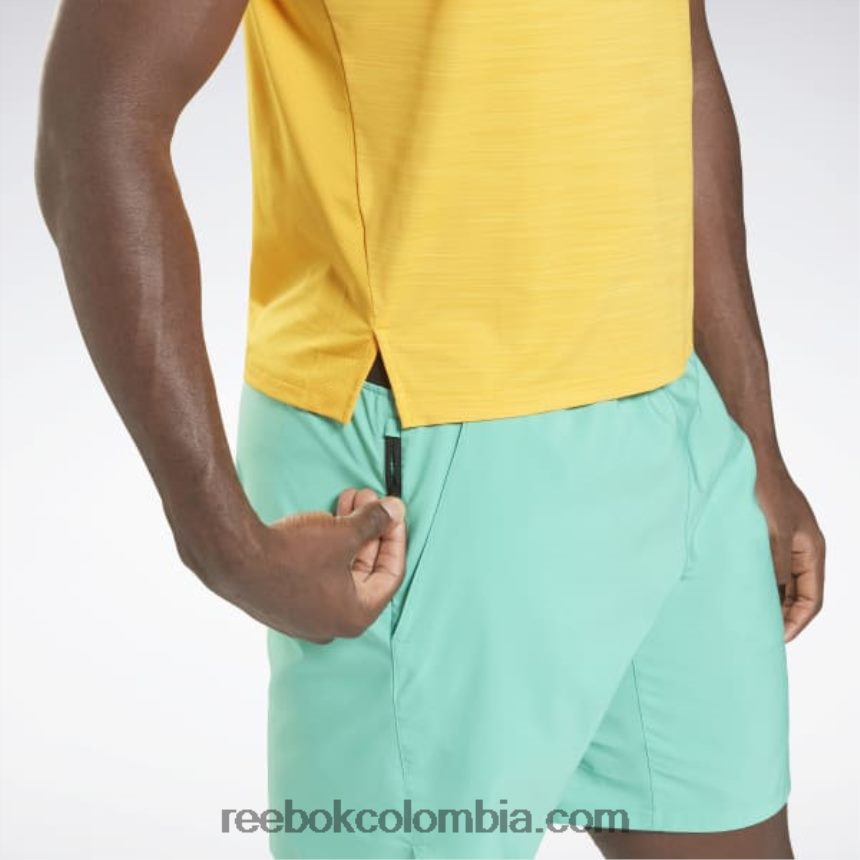 hombres verde azulado futuro shorts gráficos ligeros épicos Reebok D260LP1349