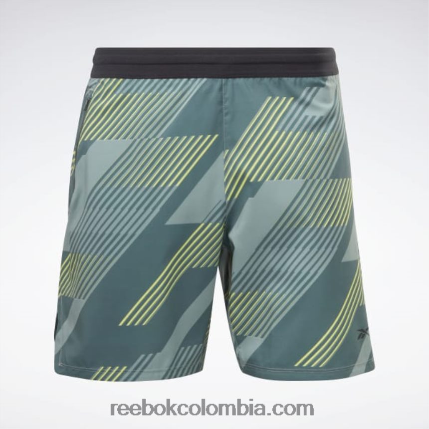hombres verde tiza pantalones cortos de velocidad 3.0 Reebok D260LP1301