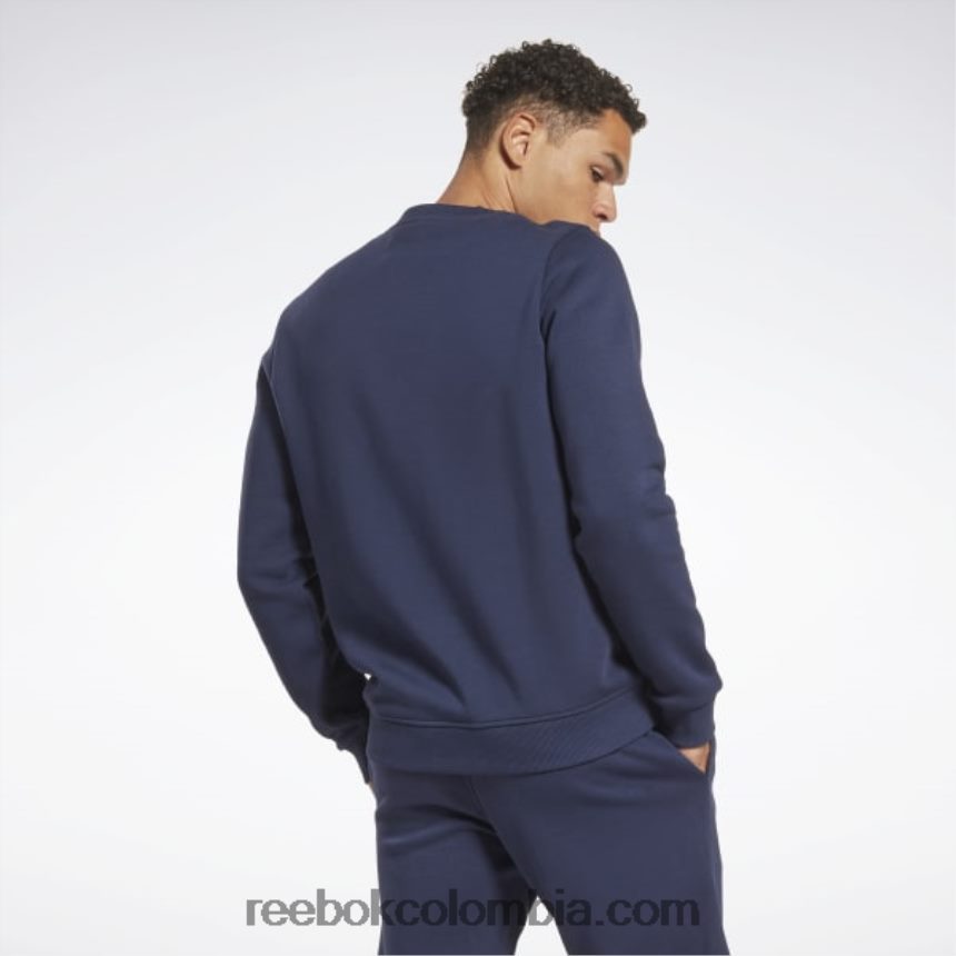 hombres vector de la marina sudadera con capucha de vector de identidad polar Reebok D260LP1180