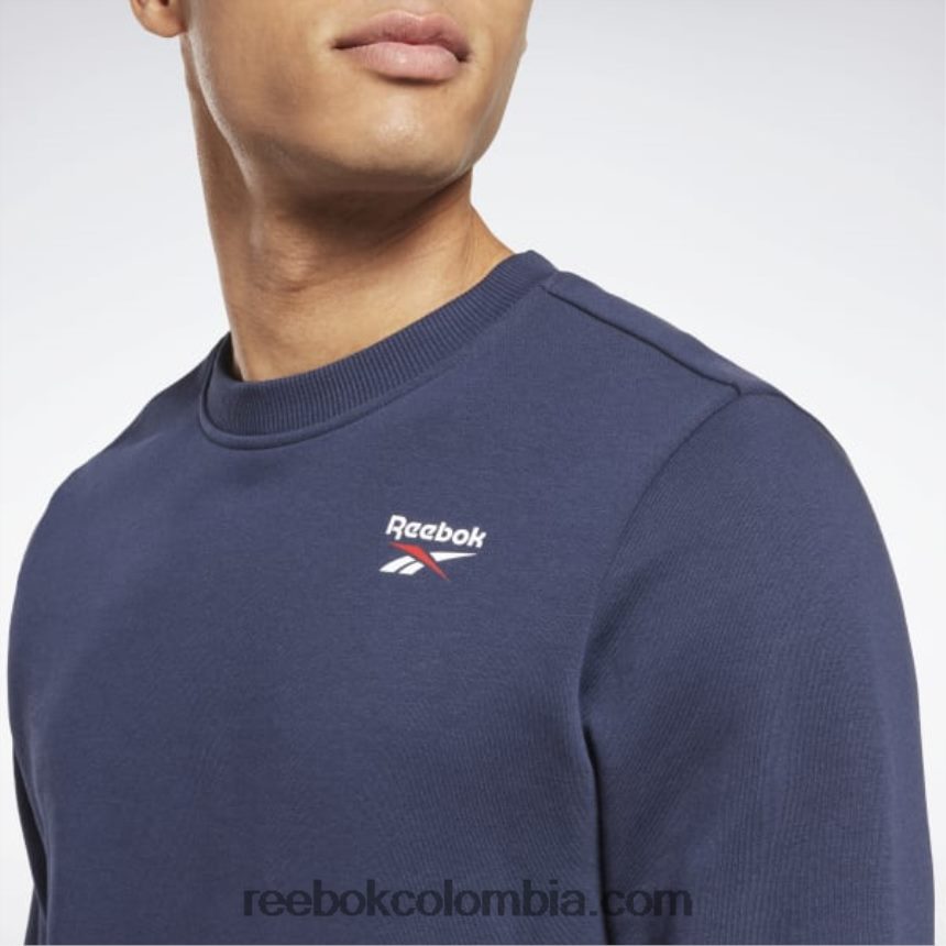 hombres vector de la marina sudadera con capucha de vector de identidad polar Reebok D260LP1180