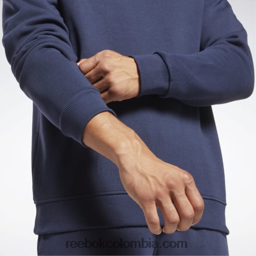 hombres vector de la marina sudadera con capucha de vector de identidad polar Reebok D260LP1180