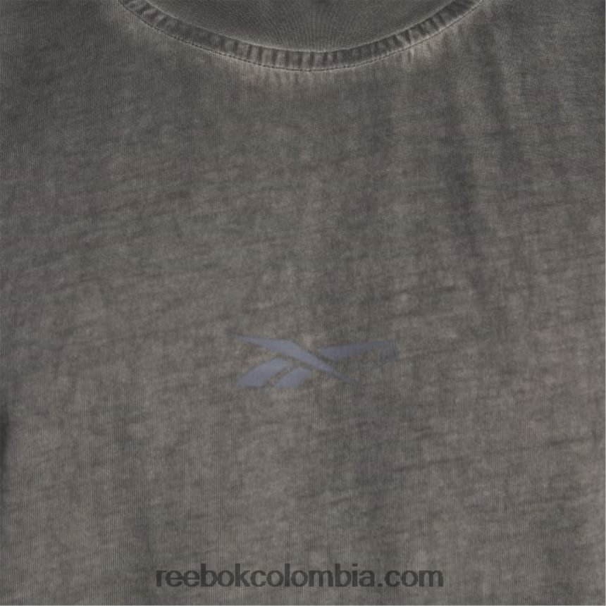 hombres negro top de cancha de baloncesto camiseta sin mangas bi-dye Reebok D260LP1326