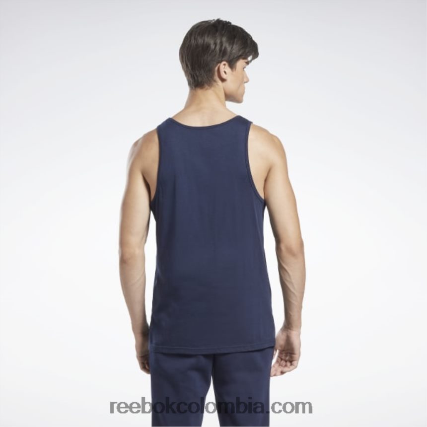 hombres vector de la marina camiseta sin mangas de vector de serie gráfica Reebok D260LP1266