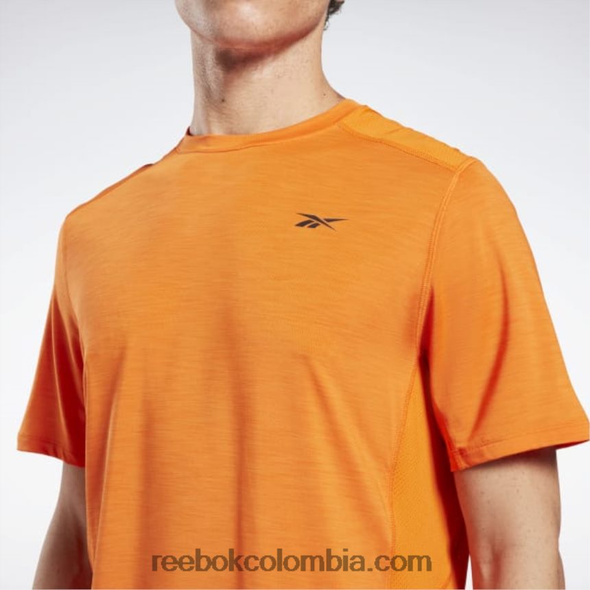 hombres aplastar naranja s23-r camiseta atleta activchill Reebok D260LP1282