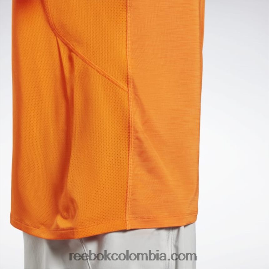 hombres aplastar naranja s23-r camiseta atleta activchill Reebok D260LP1282