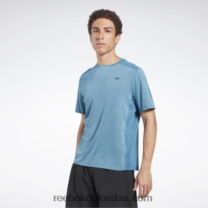 hombres azul acero s23-r camiseta atleta activchill Reebok D260LP1260