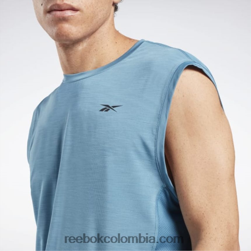 hombres azul acero s23-r camiseta sin mangas activchill Reebok D260LP1325