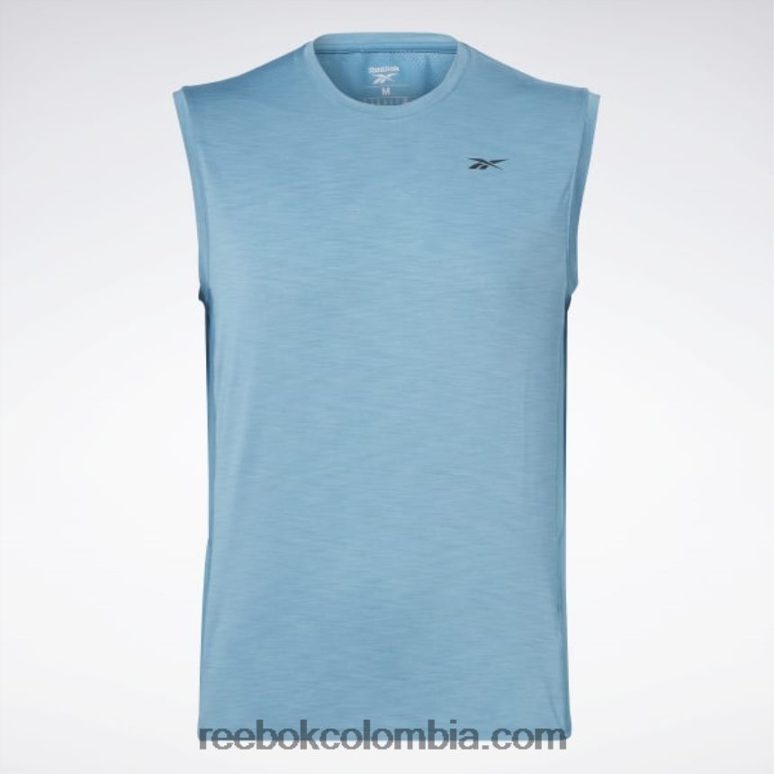 hombres azul acero s23-r camiseta sin mangas activchill Reebok D260LP1325