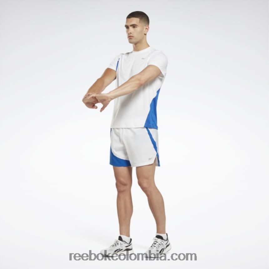 hombres blanco camiseta corriendo speedwick Reebok D260LP1247