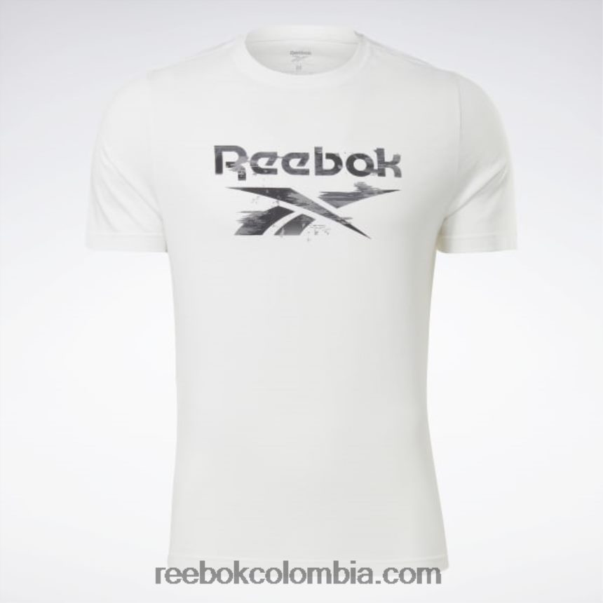 hombres blanco camiseta de camuflaje moderno de identidad Reebok D260LP1186