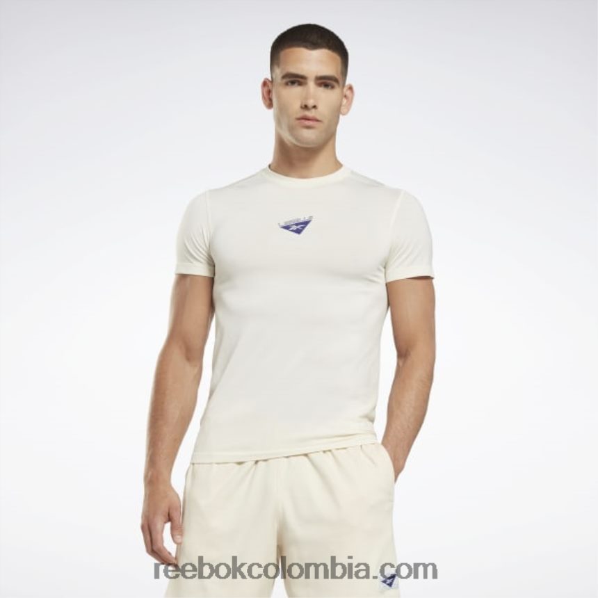 hombres blanco clásico camiseta les mills myoknit Reebok D260LP1332