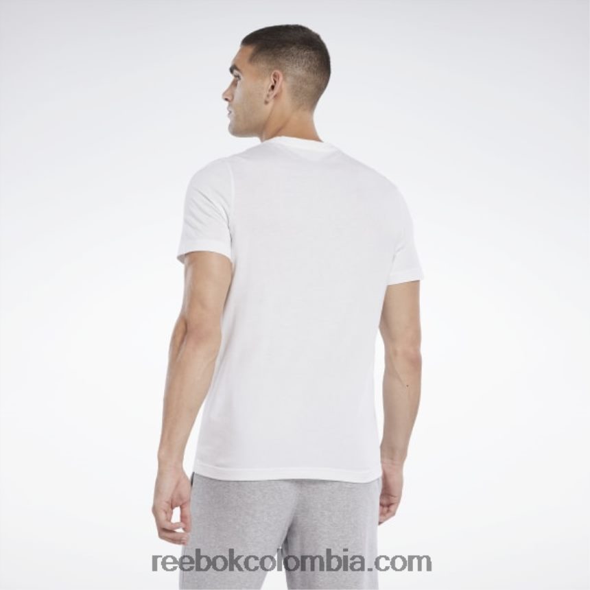 hombres blanco/vector rojo/vector azul camiseta de vector de serie gráfica Reebok D260LP1185