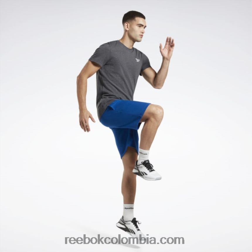 hombres brezo gris oscuro camiseta clásicas de identidad Reebok D260LP1209