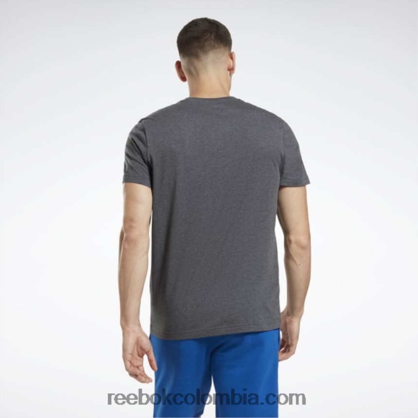 hombres brezo gris oscuro camiseta clásicas de identidad Reebok D260LP1209