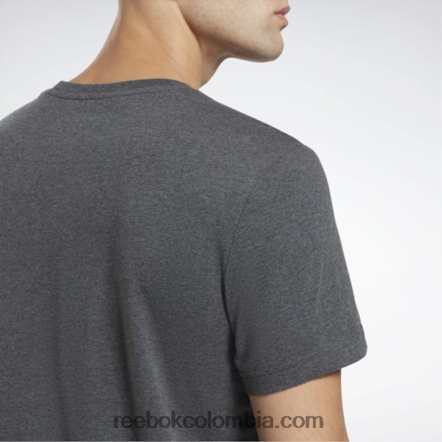 hombres brezo gris oscuro camiseta clásicas de identidad Reebok D260LP1209