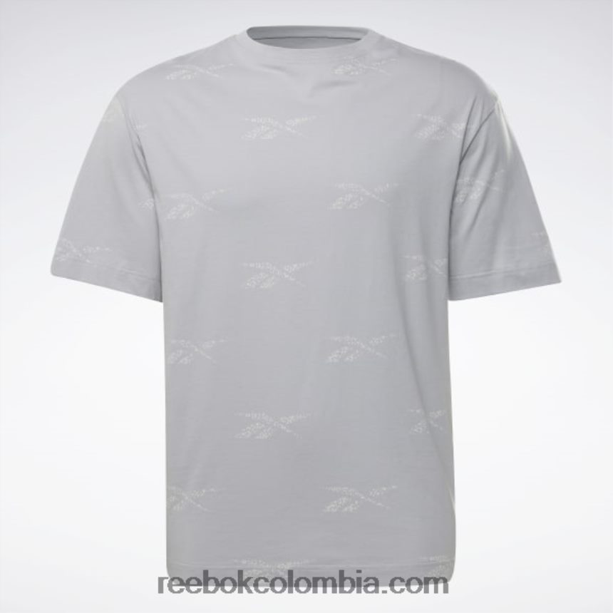 hombres gris puro 3 camiseta de vector de identidad Reebok D260LP1271