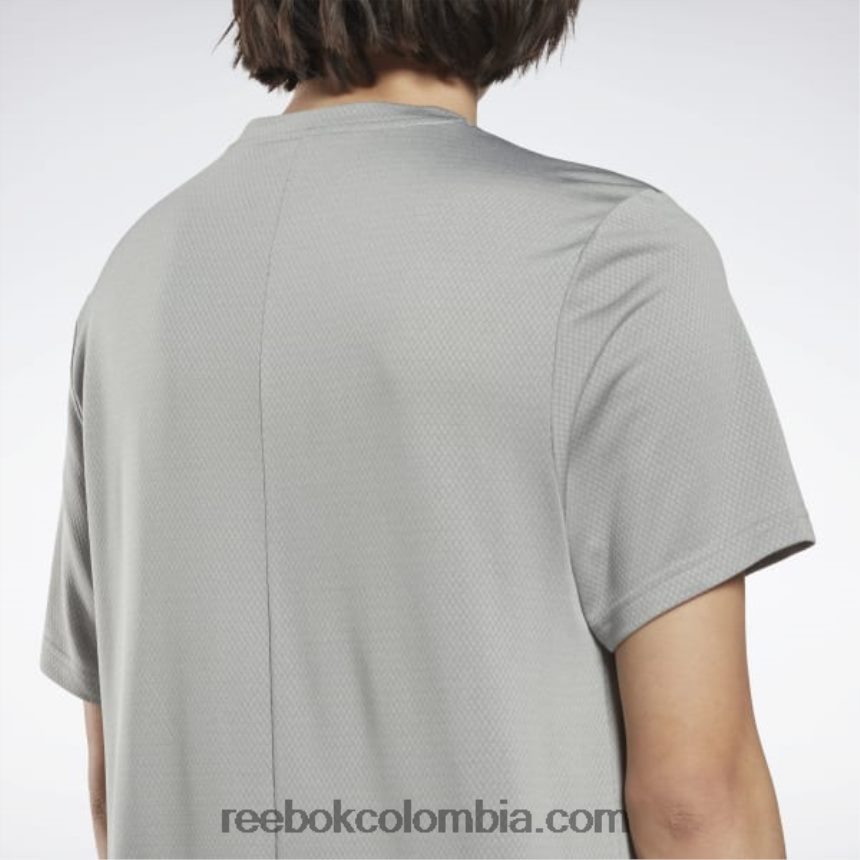 hombres gris puro 3 camiseta jaspeada lista para entrenar Reebok D260LP1229