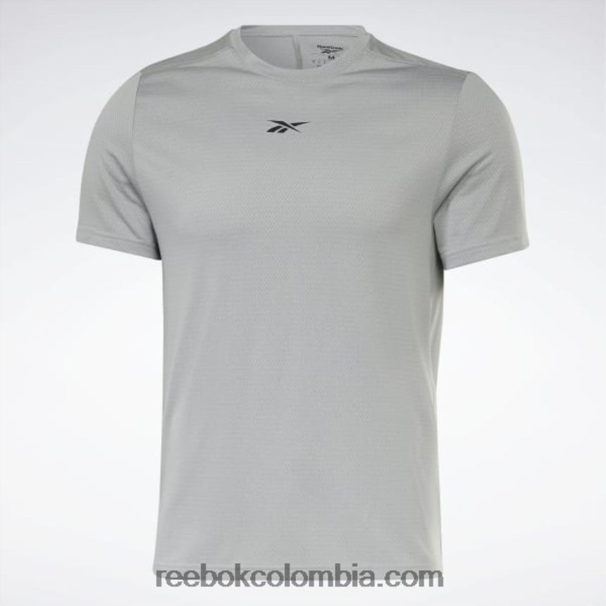 hombres gris puro 3 camiseta jaspeada lista para entrenar Reebok D260LP1229