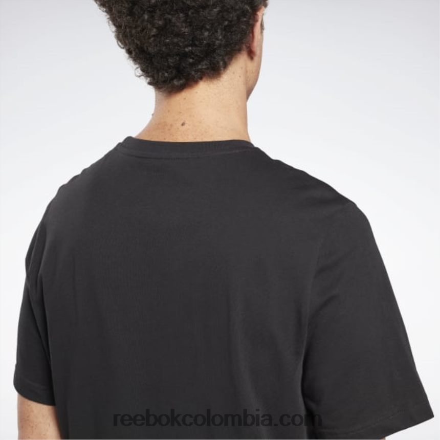 hombres negro camiseta de camuflaje moderno de identidad Reebok D260LP1155