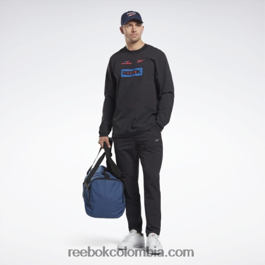 hombres negro camiseta de capa intermedia de manga larga thermowarm+graphene Reebok D260LP1288