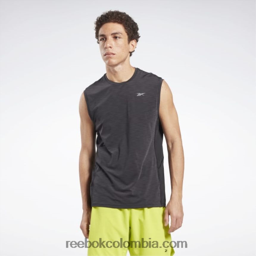hombres negro camiseta sin mangas activchill Reebok D260LP1272