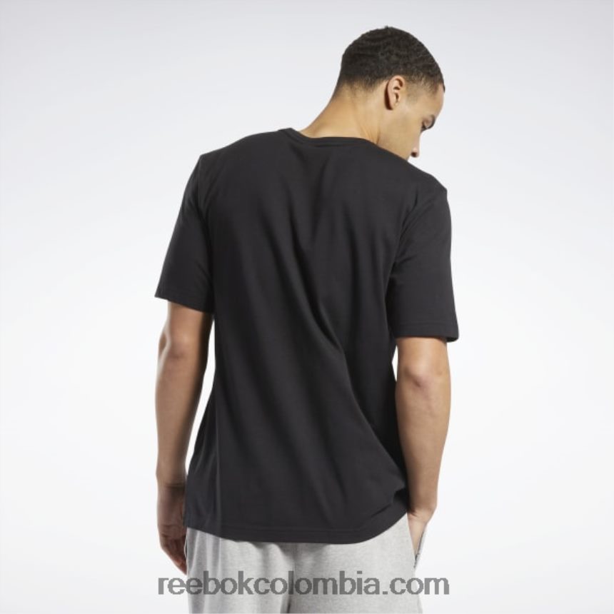 hombres negro respuesta a nadie camiseta de manga corta Reebok D260LP1254