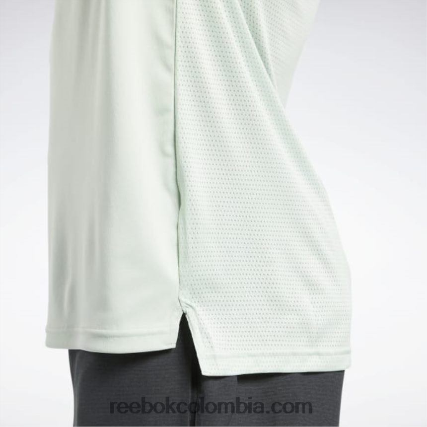 hombres salvia ligera playera técnica lista para entrenar Reebok D260LP1352