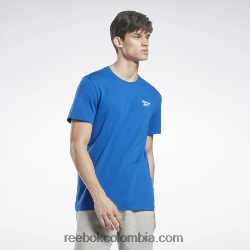 hombres vector azul camiseta clásicas de identidad Reebok D260LP1268